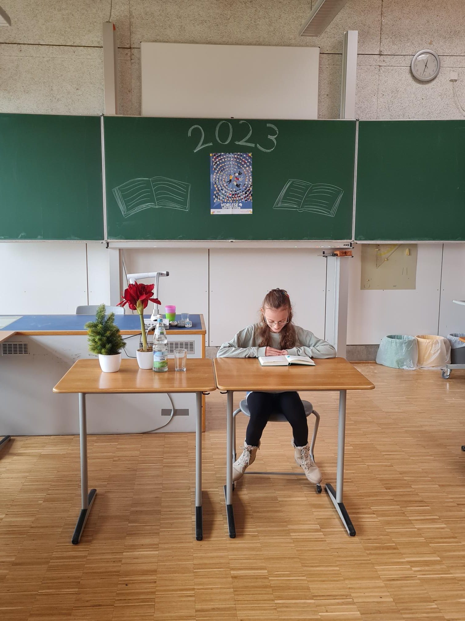 Johanna Pfisterer gewinnt den Schulentscheid am Gymnasium Achern